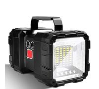 LETOUR Torch LED Super Bright 10000mAh 4000LM Multifunction Flashlight 7 Modes Rechargeable Camping Torch Large Light Powerful USB Power Bank for Outage,Outdoor