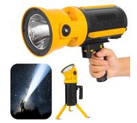 LETOUR Torch LED Super Bright Multifunction Flashlight 7 Modes Rechargeable Work Lights Camping Standard Torches Large Light Powerful USB Power Bank for Outage,Outdoor