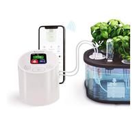 LetPot EC & Temperature Meter with APP and Water Pump, Multi-Layer Electroplated Probe, Water Shortage Reminder, Conductivity Meter for Hydroponic System and Indoor Plant Grow