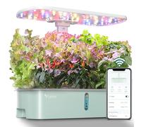 LETPOT LPH-Air Hydroponics Growing System Kits, APP & WiFi Controlled Smart Indoor Garden with 24W Grow Light Full Spectrum, 9 Pods Planter Indoor Gardening for Gifts, Kitchen, Vegetable