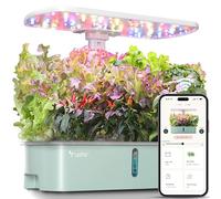LETPOT LPH-Air Hydroponics Growing System Kits, APP & WiFi Controlled Smart Indoor Garden with 24W Grow Light Full Spectrum, 10 Pods Planter Indoor Gardening for Gifts, Kitchen, Vegetable (Green)