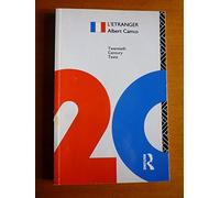 L'Etranger (Twentieth-Century French Texts) by Albert Camus (1998-11-17)