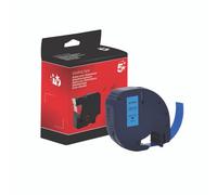 Letratag Plast Tape 12MMX4M BLK/BLU