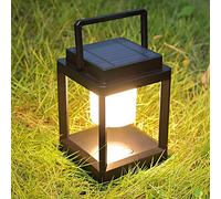 LETRY Outdoor Table Lamp, Brightness LED Nightstand Lantern, Portable Rechargeable Solar Lamp Waterproof, Touch Control Outdoor Lamps Cordless Lights Decorative for Patio/Walking/Reading/Camping