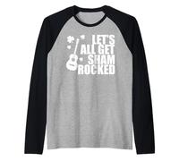 Let's All Get Shamrocked Raglan Baseball Tee