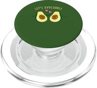 Let's Avocuddle Cute Avocado couple Funny Valentines Day PopSockets PopGrip for MagSafe