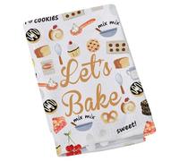 Let's Bake Mix Mix Sweet I Love Cookie Pastry Chef Baking Tea Coffee Towel New Home Kitchen Towel Gift for Her Him (mix mix-T)
