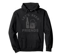 Let's Beer Friends - Funny Beer Drinking Buddies Friendship Pullover Hoodie