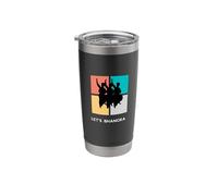 Let's Bhangra Stainless Steel Insulated Tumbler
