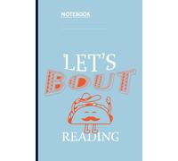 Let's Bout Reading With Cute Taco Wearing Sombrero Illustration On Light Blue Cover Fun Gift For Bookworms: Notebook