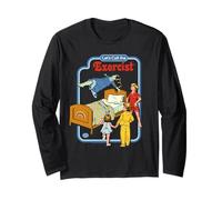 Let's Call the Exorcist Retro Vintage Funny Adult Humor Long Sleeve T-Shirt