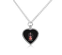Let's Cellobrate Cello Music Ashes Necklace Dog Pet Urn Necklace Heart Cremation Jewelry with Fill Kit