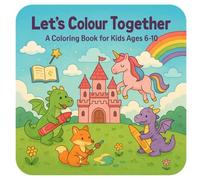 Let's Colour Together: A Magical Creatures Coloring Book for Kids 6-10 - Unicorns, Dragons & Enchanted Forests with Bold Outlines - Gift for Fantasy-Loving Children