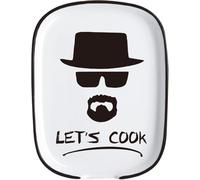 Let's Cook Ceramic Spoon Rest for Kitchen Stove, Heat Resistant Large Spoon Holder for Kitchen Counter Cooking Utensil Rest Chef New House Housewarming Farmhouse Gifts