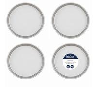 Lets Cook Cookware - 10.5cm Individual Mini Pie Sandwich Quiche Tart Tins for Baking, Four Pack (Set of 4), Air Fryer Compatible, Double Coated Non Stick, British Made