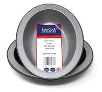 Lets Cook Cookware - Oval Pie Dishes, Set of 4, Double Coated Non Stick, Air Fryer Compatible, British Made
