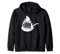 Let's Cook Together Zip Hoodie
