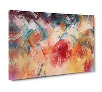Lets Dance Canvas Print | Gallery Wrapped 30mm Frame Wall Art | 20x14 inches | Ready to Hang | Abstract Picture | Living Room Bedroom Lounge Office