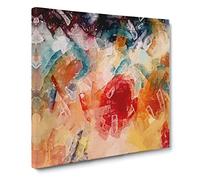 Lets Dance Canvas Print | Gallery Wrapped 30mm Frame Wall Art | 20x20 inches | Ready to Hang | Abstract Picture | Living Room Bedroom Lounge Office