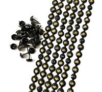 Let's Decorate 10Meters D11mm Upholstery Tacks Bronze Color Sofa Nailhead Strips,Furniture Bench Sofa Tacks,Loosing Tacks Matched,DIY Furniture Accessory(J:11mm Bronze)