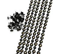 Let's Decorate 10Meters D9.5mm Upholstery Tacks Bronze Color Sofa Nailhead Strips,Furniture Bench Sofa Tacks,Loosing Tacks Matched,DIY Furniture Accessory(C:9.5mm Bronze)