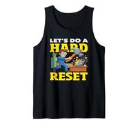Lets Do A Hard Reset Hammer Computer Smash IT Tank Top