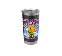 Let's Do This Before My Anxiety Kicks in Funny Anti Social Stainless Steel Insulated Tumbler
