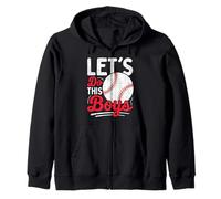 Let's Do This Boys Baseball Zip Hoodie
