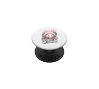 Let's Do This Girls Softball Player Fastpitch PopSockets Adhesive PopGrip