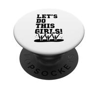 Lets Do This Girls Synchronized Swimming Synchro Swimmer PopSockets Adhesive PopGrip