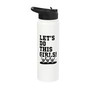 Lets Do This Girls Synchronized Swimming Synchro Swimmer Stainless Steel Insulated Water Bottle
