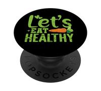 Let's Eat Healthy Plant-Based Life PopSockets Adhesive PopGrip
