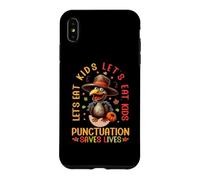 Let's Eat Kids Funny Thanksgiving Christmas Grammar Teacher Case for iPhone XS Max