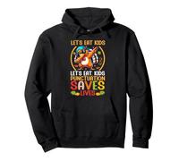 Let's Eat Kids Funny Thanksgiving Christmas Grammar Teacher Pullover Hoodie