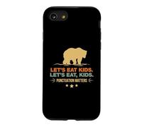 Let's Eat Kids Punctuation Matters Bear Funny Grammar Case for iPhone SE (2020) / 7/8