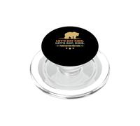 Let's Eat Kids Punctuation Matters Bear Funny Grammar PopSockets PopGrip for MagSafe