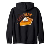 Let's Eat Thanksgiving Celebration Zip Hoodie