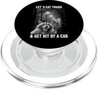 Lets eat Trash and get hit by a Car Raccoon PopSockets PopGrip for MagSafe