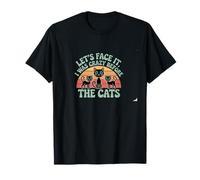 Let's Face It I was Crazy Before The Cats Funny Cat Lover T-Shirt