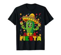 Let's Fiesta Cinco De Mayo Camisa Mexicana Hombre T-Shirt