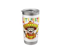 Let's Fiesta Cinco De Mayo Mexican Cat Drinking Tequila Men Stainless Steel Insulated Tumbler
