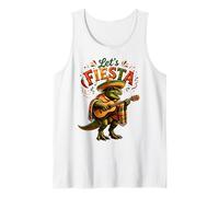 Let's Fiesta Mexican Dino Trex Cinco De Mayo Boys Toddler Tank Top