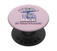 Let's Find Some Magic In The Woods (Mushroom Gnome Graphic) PopSockets Adhesive PopGrip