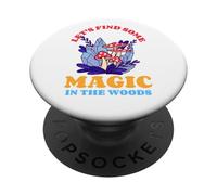 Let's Find Some Magic In The Woods (Mushroom Graphic) PopSockets Adhesive PopGrip