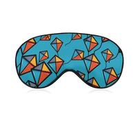 Let's Fly Soft Sleep Eye Mask Effective Light Blocking Blindfold Night Masks for Sleeping Travel