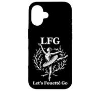 Let's Fouetté Go Funny Ballerina Ballet Dance Case for iPhone 16