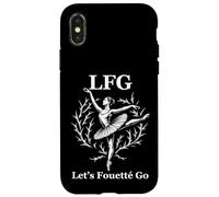 Let's Fouetté Go Funny Ballerina Ballet Dance Case for iPhone X/XS