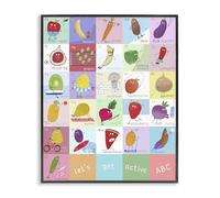 'Let's Get Active ABC's'| Framed Giclee Art