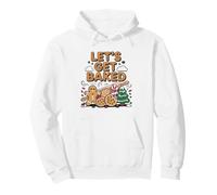 Let's Get Baked Gingerbread Christmas Cookie Humor Baker Pullover Hoodie