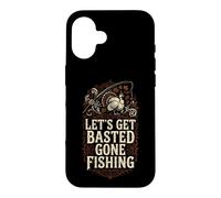 Let's Get Basted Gone Fishing Thanksgiving Festive Case for iPhone 16